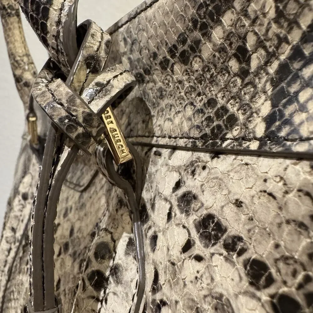 Tory Burch Women Bag Snake Pattern Python Shoulder LTD EDT Munich 2013 RARE